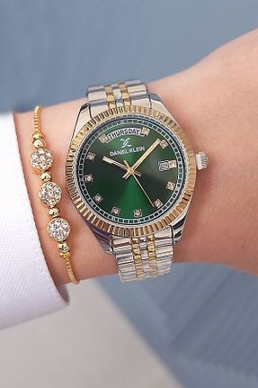 ساعت مچی سبز زنانه 31-35 میلی متر Daniel Klein - کد 739925186