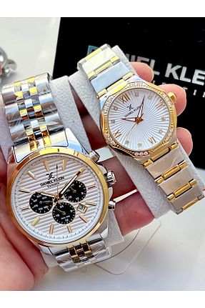 ساعت مچی زرد مردانه 44 میلی متر Daniel Klein - کد 898949708