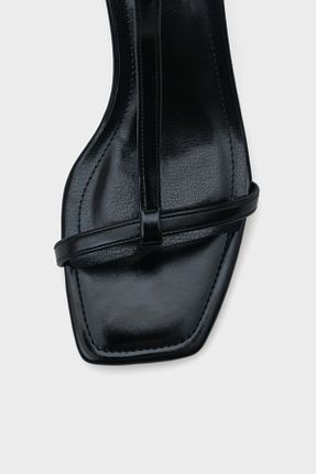 صندل مشکی زنانه پاشنه نازک Capone Outfitters - کد 900931520