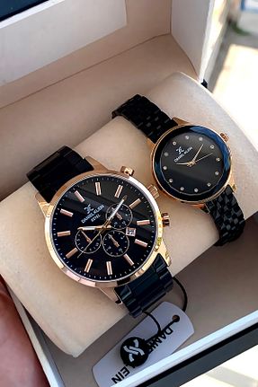 ساعت مچی مشکی زنانه 31-34 میلی متر Daniel Klein - کد 867187496