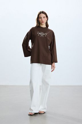 تیشرت متالیک زنانه Relaxed BE BLUE - کد 841550284