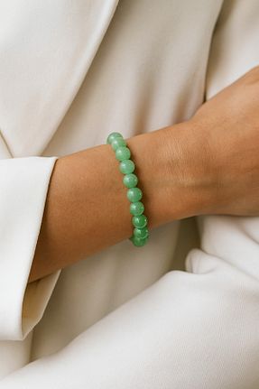 دستبند جواهر سبز زنانه سنگ طبیعی Padore Accessory - کد 380711652