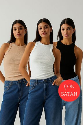 رکابی سفید زنانه یقه هالتر The Champ Clothing - کد 844032205