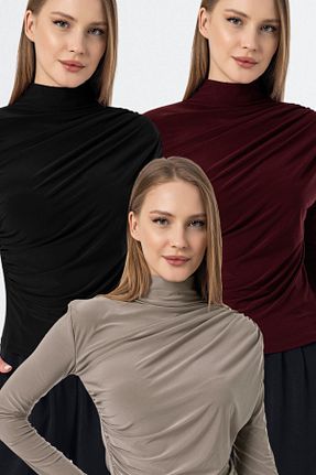 بلوز رنگی زنانه ساده VODENS - کد 899155857