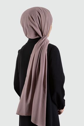 شال قهوه ای زنانه پنبه ای Vissona - کد 730373249