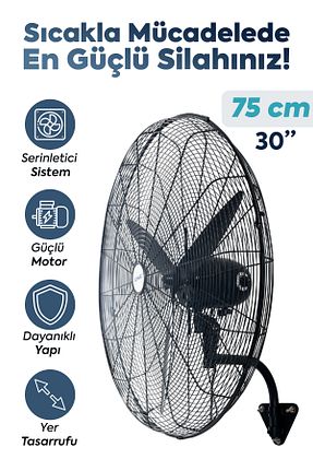 پنکه مشکی Duvar Tipi XONECT - کد 921525244