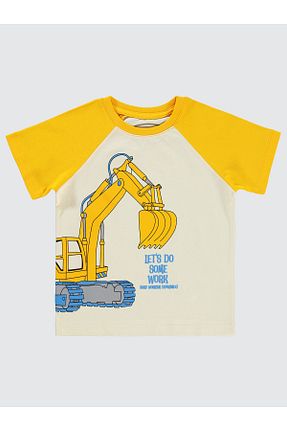 تیشرت زرد بچه گانه رگولار Civil Boys - کد 819567150