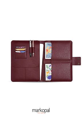 کیف نوت بوک زرشکی MORCA - کد 833550193
