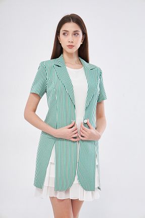 لباس سبز زنانه بافتنی SELAZRA - کد 822635679