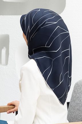 روسری سرمه ای İpek Tivil Vissona - کد 930330906