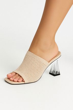 دمپائی بژ زنانه پارچه ای BESKAR - کد 824661113
