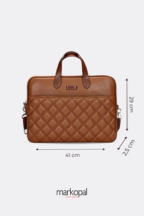 کیف نوت بوک قهوه ای MORCA - کد 687872306