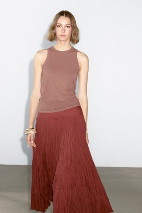 بلوز صورتی زنانه ساده Massimo Dutti - کد 939063116