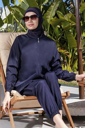 مایو حجاب سرمه ای زنانه ساده Mayom - کد 816959433