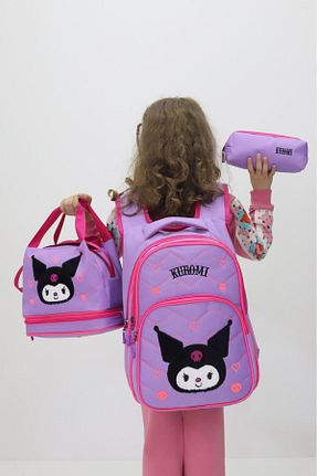 کیف مدرسه بنفش بچه گانه پارچه ای Probag - کد 927536564
