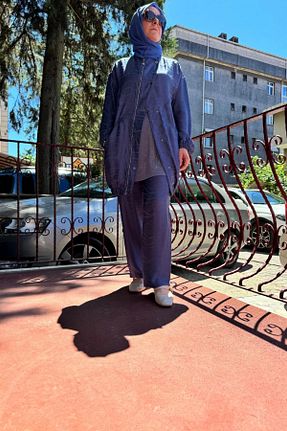 ست بالاتنه و پائین تنه حجاب رنگی زنانه رگولار Al-Marwah - کد 837474589