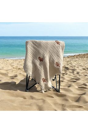 پارچه موسیلین قهوه ای Butik - کد 944886133