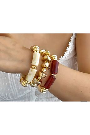 دستبند جواهر رنگی زنانه اکریلیک İNİTİUM - کد 944534632