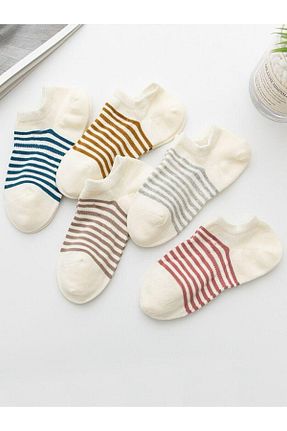 جوراب رنگی زنانه پنبه ای TTWAY - کد 941811165