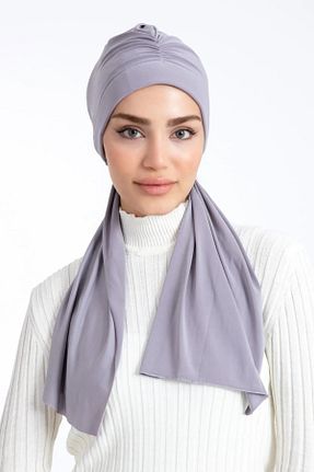 کلاه شنای حجاب طوسی زنانه Gültopu Eşarp & Şal - کد 103552752