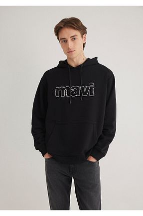 سوئیشرت مشکی مردانه چاپی Mavi - کد 884612933