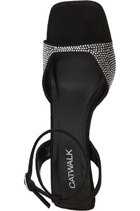 صندل مشکی زنانه پاشنه ضخیم Catwalk - کد 930564707