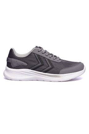 کفش اسنیکر طوسی مردانه بند دار hummel - کد 897201386