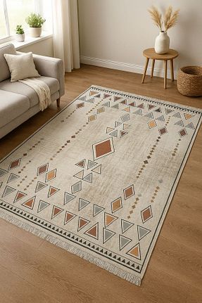 فرش بژ زیره ضد لغزش BLGHOME - کد 893751723