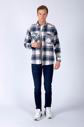پیراهن سرمه ای مردانه رگولار Lee Cooper - کد 788646267