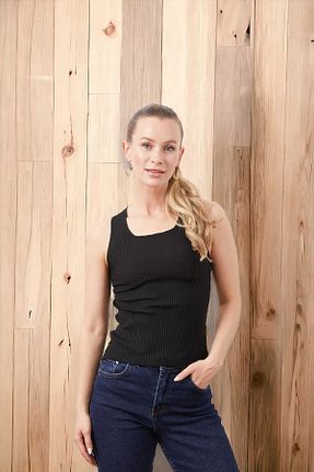 بادی مشکی زنانه یقه هفت Aslında Look - کد 748844481
