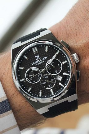 ساعت مچی مشکی مردانه 46 میلی متر Daniel Klein - کد 944568619