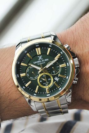 ساعت مچی طلائی مردانه 46 میلی متر Daniel Klein - کد 944568081