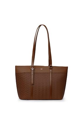 کیف دوشی قهوه ای زنانه چرم مصنوعی Matmazel - کد 888377617