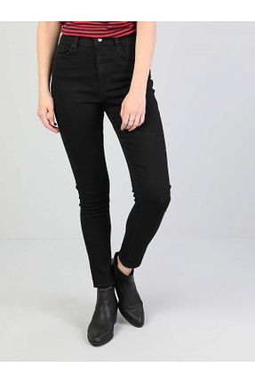 شلوار جین قهوه ای زنانه پاچه تنگ Colin’s - کد 3596668