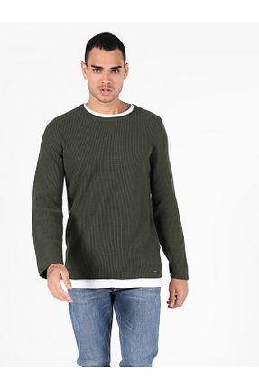 پلیور خاکی مردانه ساده Colin’s - کد 55636190
