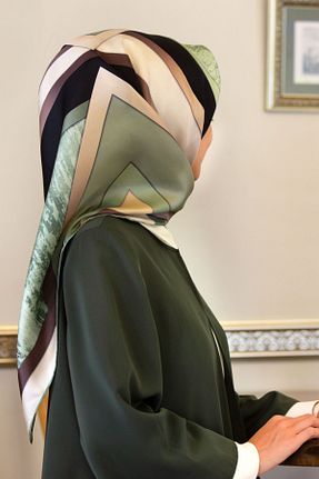 روسری خاکی İpek Tivil Vissona - کد 87670902