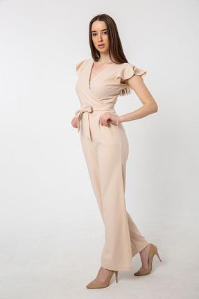 سرهمی بژ زنانه بدون آستین Swass - کد 286495193