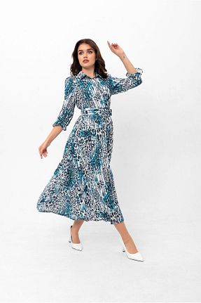 لباس آبی زنانه بافتنی Swass - کد 765769488