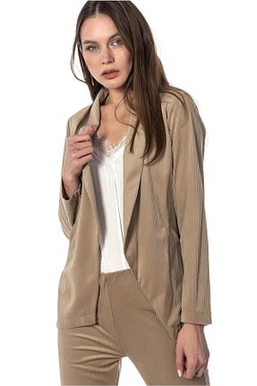 کت بژ زنانه رگولار Swass - کد 62387877