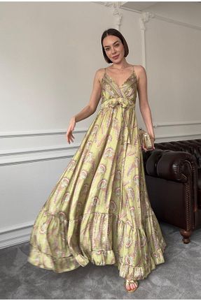 لباس سبز زنانه بافتنی Swass - کد 931900936