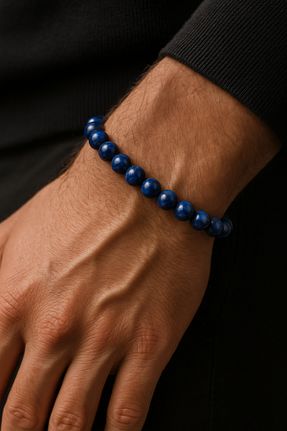 دستبند جواهر آبی زنانه سنگ طبیعی Padore Accessory - کد 262401097