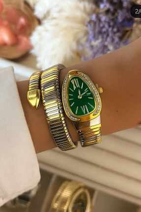 ساعت مچی زرد زنانه 20-25 میلی متر Crrju - کد 901646823