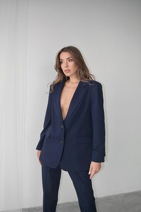 کت سرمه ای زنانه Blazer Swass - کد 917483211