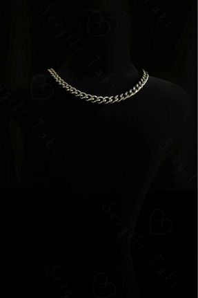 گردنبند استیل ( فولاد ) زنانه استیل ضد زنگ SEVGİLİ TAKI - کد 803499514