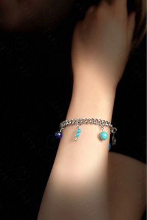 دستبند استیل (فولاد) زنانه استیل ضد زنگ SEVGİLİ TAKI - کد 794806962