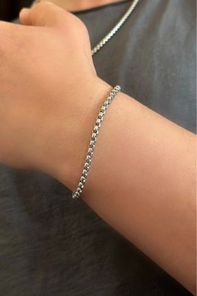 دستبند استیل (فولاد) زنانه استیل ضد زنگ SEVGİLİ TAKI - کد 781312174