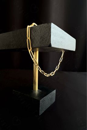 خلخال جواهر طلائی زنانه استیل (فولاد) SEVGİLİ TAKI - کد 858366935
