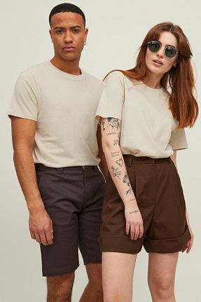 تیشرت بژ مردانه سایز بزرگ Jack & Jones - کد 260901327