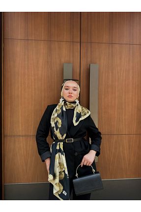شال سبز زنانه پنبه ای Oxygen Scarfs - کد 944808780