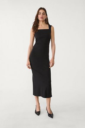 لباس مشکی زنانه بافتنی Stradivarius - کد 900298483